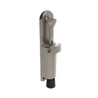 EMRO DOOR HOLDER 160MM PLUNGER FOOT OPERATED SATIN ZINC ALLOY 50019 - primehardware