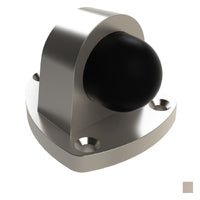 EMRO DOOR STOP FLOOR MOUNTED - AVAILABLE IN PEARL AND SATIN NICKEL FINISH - primehardware