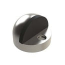 EMRO 51102 DOOR STOP HALF MOON FLOOR MOUNTED TYPE SATIN STAINLESS STEEL 12MM - primehardware