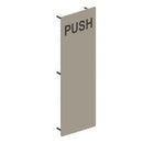 EMRO C12223NH PUSH PLATE - NO HOLES SATIN STAINLESS STEEL - primehardware