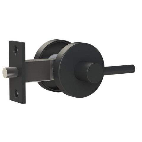 EMRO DISABLED COMPLIANT PRIVACY INDICATOR MORTICE BOLT 60MM BACKSET MATT BLACK C12226MB - primehardware