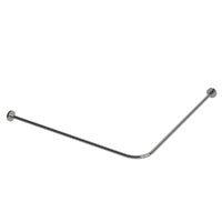 EMRO SC16575 SHOWER CURTAIN RAIL POLISHED STAINLESS STEEL 1650X750X19MM