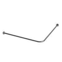 EMRO SHOWER CURTAIN RAIL CONCEALED 1200MM POLISHED STAINLESS STEEL SC2512001200 - primehardware