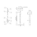 EMRO CEILING SUPPORT KIT SCACEILING - AVAILABLE IN CLEAR ANODISED AND WHITE POWDER COAT - primehardware