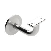EMRO EXTENDED CONCEALED FLAT TOP BRACKET 80MM EXTENSION - AVAILABLE IN BRUSHED AND POLISHED STAINLESS STEEL - primehardware