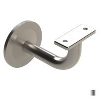 EMRO EXTENDED CONCEALED FLAT TOP BRACKET 80MM EXTENSION - AVAILABLE IN BRUSHED AND POLISHED STAINLESS STEEL - primehardware