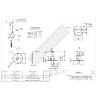 EMRO SS4455CT DELUXE CONCEALED STRAIGHT CURVED TOP BRACKET BSS FINISH - primehardware