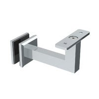 EMRO COMMERCIAL SQUARE BRACKET FOR GLASS SS620G - AVAILABLE IN CURVED TOP AND FLAT TOP - primehardware