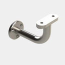 EMRO SS680CTFT COMMERCIAL STAIR RAIL BRACKET EXPOSED BASE PSS FINISH - primehardware
