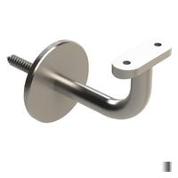 EMRO COMMERCIAL CONCEALED CURVE FLAT TOP - AVAILABLE IN POLISHED AND SATIN STAINLESS STEEL FINISH - primehardware