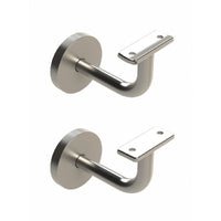 EMRO EXTENDED CONCEALED BRACKET WITH COVER PLATE SS80 - AVAILABLE IN CURVED TOP AND FLAT TOP - primehardware