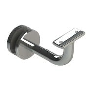 EMRO SS80GCT EXTENDED CONCEALED BRACKET FOR GLASS CURVED TOP BSS FINISH - primehardware
