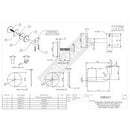 EMRO SS80GCT EXTENDED CONCEALED BRACKET FOR GLASS CURVED TOP BSS FINISH - primehardware