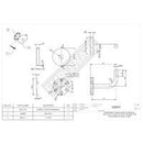 EMRO SS80NT EXTENDED CONCEALED BRACKET NO TOP WITH COVER PLATE BSS FINISH - primehardware