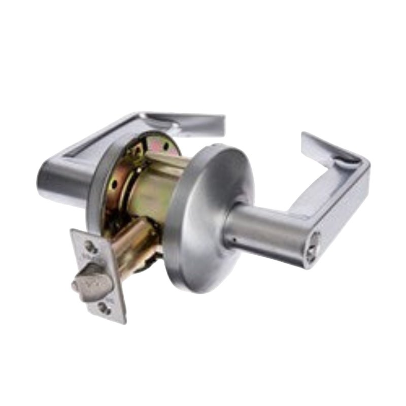 Brava Metro Eu Series Storeroom Lever Set Dda Compliant Non-Clutching 70mm Backset Satin Chrome - Eu6062scdda