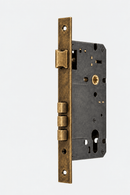 Zanda Winchester Balmain Door Levers for 9 Doors – Round Rose – Rustic Brass - primehardware