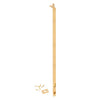 Scope Flush Bolt Brass Shoot 600mm EA - primehardware