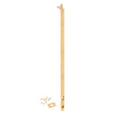 Scope Flush Bolt Brass Shoot 600mm EA - primehardware