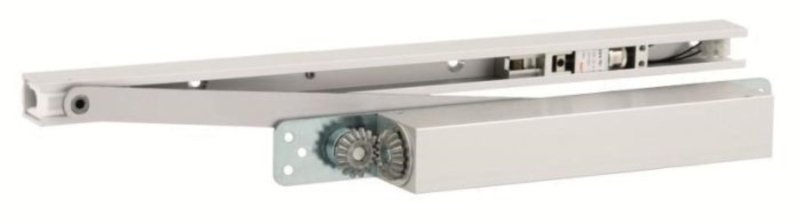 Lockwood Concealed Electromechanical Hold Open Single Door Closer Silver FD480 - primehardware