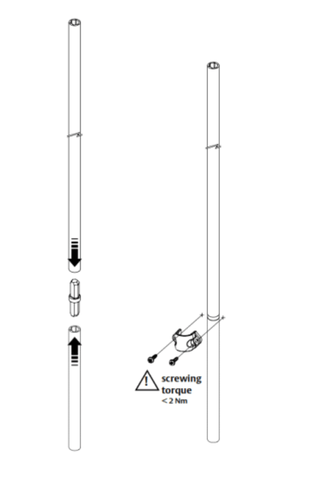 Lockwood Fe Series Vertical Extension Kit 3000Mm Silver FE0050SIL - primehardware