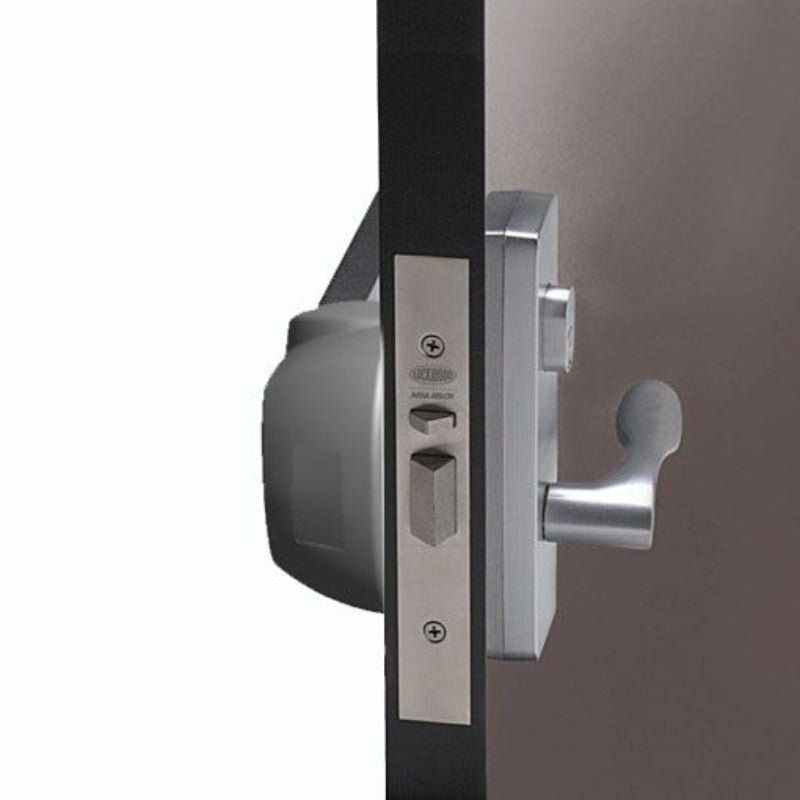 Lockwood 1 Point Exit Device 60Mm Bs Electric Mortice Lock 1200Mm Sil Silver  FE112/0ELMSIL