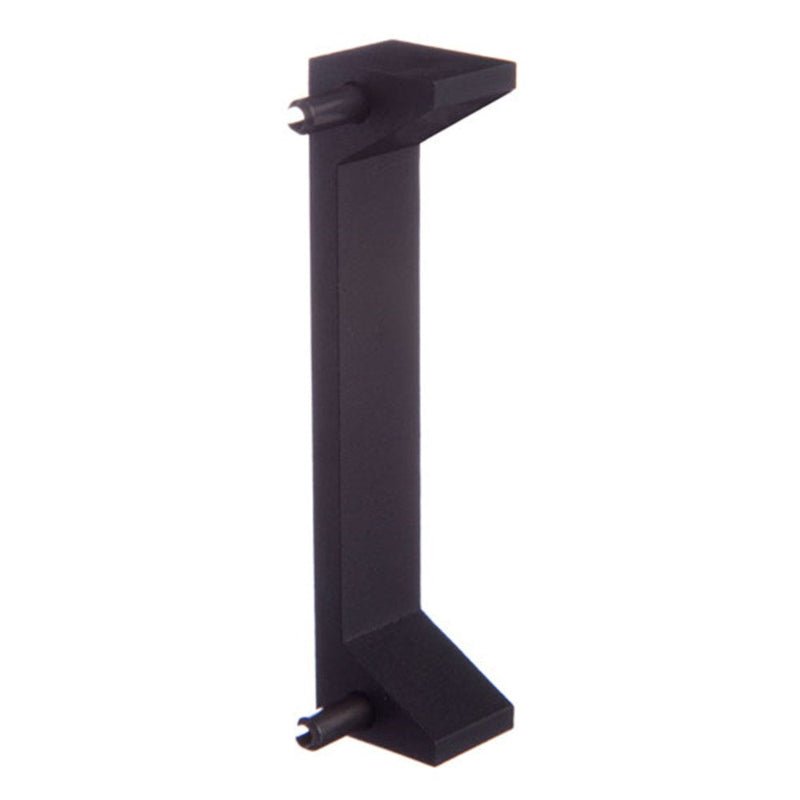 Black adjustable stand on a white background