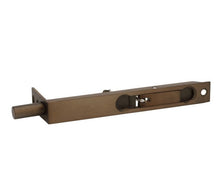 Zanda 150mm Solid Brass Barrel Bolt - Ember Bronze Finish - 30mm Throw
