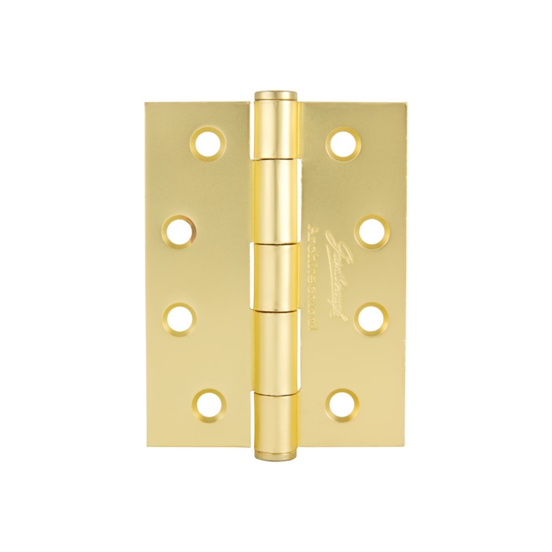 Gainsborough Fixed Cap Loose Pin Hinge 100 × 75 mm Satin Brass