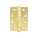 Gainsborough Fixed Cap Loose Pin Hinge 100 × 75 mm Satin Brass