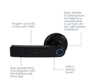 Gainsborough Mode Smart Lever Lock Black - primehardware