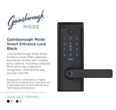 Gainsborough Mode Smart Entrance Lever Lock Graphite - primehardware