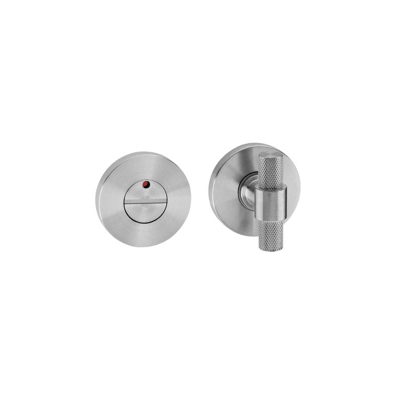 JNF IN.04.266.KN Privacy Round Bathroom Snib Indicator with Coin Slot Satin Stainless Steel