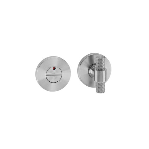 JNF IN.04.266.KN Privacy Round Bathroom Snib Indicator with Coin Slot Satin Stainless Steel