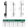 Scope “Rope” Handle On Rose - primehardware