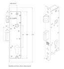 LOCKWOOD INDURO 2P 30 BACKSET LONG THROW TP Satin Stainless - primehardware