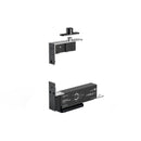 JNF Hydraulic Pivot Set for Rebated Wood Doors Titanium Black IN.05.204.TB - primehardware