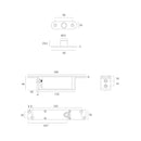 JNF Heavy Duty Hydraulic Pivot Set for Wooden Doors up to 350kg Hold Open