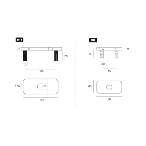 JNF Heavy Duty Hydraulic Pivot Set for Wooden Doors up to 350kg Hold Open