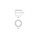 JNF IN.13.121.20 Door Stop Floor Mounted