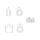 Secure Magnetic Door Holder - Rust-resistant Stainless Steel Finish