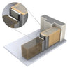 KILARGO FDMS - BB MEETING STILE SEAL SET FOR DOUBLE ACTION FIRE DOOR ASSEMBLIES - primehardware