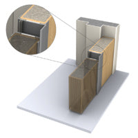 KILARGO FDMS-TP MEETING STILE SEAL SET FOR SINGLE ACTION FIRE DOOR ASSEMBLIES