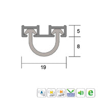 KILARGO IS3015SI REBATED BOTTOM SEAL - AVAILABLE IN VARIOUS SIZES