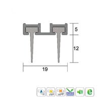KILARGO IS3017SI SWEEP ACTION BLADE SEAL - AVAILABLE IN VARIOUS SIZES - primehardware
