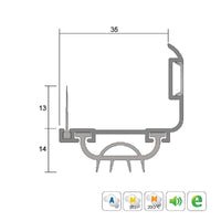 KILARGO IS3070SI WEATHER RESISTANT DOOR BOTTOM SEAL - AVAILABLE IN VARIOUS SIZES - primehardware