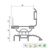 KILARGO IS3100SI WEATHER RESISTANT DOOR BOTTOM SEAL - AVAILABLE IN VARIOUS SIZES - primehardware