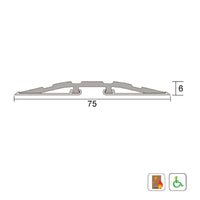 KILARGO IS4010 HEAVY DUTY LOW PROFILE THRESHOLD PLATE CLEAR ANODISED - AVAILABLE IN VARIOUS SIZES - primehardware