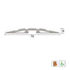 KILARGO IS4010 HEAVY DUTY LOW PROFILE THRESHOLD PLATE CLEAR ANODISED - AVAILABLE IN VARIOUS SIZES - primehardware