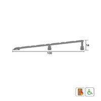 KILARGO IS4070 HEAVY DUTY THRESHOLD RAMP - AVAILABLE IN VARIOUS SIZES - primehardware