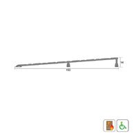 KILARGO IS4075 HEAVY DUTY THRESHOLD RAMP - AVAILABLE IN VARIOUS SIZES - primehardware